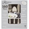 Reflections Silver Plastic Cutlery - 160 Piece