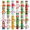D-FantiX 12 Pack Christmas No-Snap Party Table Favors, with Party Hats Joke Little Gifts for Kids Adults, Cute Christmas Character Design, Xmas Holiday Dinner Traditions Supplies