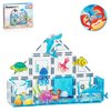PicassoTiles Magnet Tile Building Blocks Marine Animal World Themed Playset with 8 Ocean Character Action Figures Magnetic Tiles STEM Learning Toy Construction Set Toddlers Boys Girls Ages 3+ PTQ25