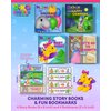 Dino-Buddies® Coloring & Activity Pack #1 - Cute Dinosaur Coloring Book with Stickers, Make-A-Face & Motivational Sheets - Activities for Kids Ages 3+