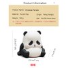 Chinese Purple Clay Tea Pet Panda Cute Funny Tea Accessories Lazy Kung Fu Tea Sets For Tea Lovers Home Car Shelves Decor (DwenDwen)