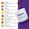 MEMORY HEALTH Brain Supplement for Memory and Focus with Vitamin E (90 softgels/30 Servings) - Brain Booster Softgels for Clarity, Energy-Supplements for Concentration-Omega 3, Carotenoid