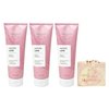 Bath & Body Works Aroma Inspire Love ROSE + VANILLA 3 Pack Body Cream Set with a Himalayan Salts Springs Bar Soap - Full Size
