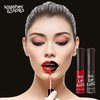 Luxurious Red Lip Gloss - Vibrant Color with Full Coverage and Shiny Finish, Moisturizing Formula Nourishes Lips - 2 Pack - by Splashes & Spills