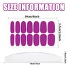 WOKOTO 12 Sheets Pink Series Nail Stickers Full Nail Wraps for Women Girls Solid Nail Stickers Decals Gel Nail Strips for Women Girls Stick On Nails Polish Stickers Gel Nail Stickers Strips
