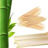 1000 Pieces Premium Bamboo Wooden Toothpicks - For Personal Hygiene, Disposable Appetizer Skewers, Cocktail Sticks or Arts & Crafts - by Mobi Lock