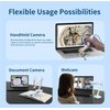 INSWAN INS-3 Handheld USB Document Camera for Teachers & Webcam, Built-in Mic, Light, Auto Focus, Windows, Mac OS, Chromebook for Close-up Demo, Distance Learning, Teaching, Web Conferencing, IWBs