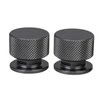 3mirrors Welding Hood (Pipeliner) Helmet Fasteners Grey Headgear Replacement Parts Accessories Screws Flip Hood Aluminum - Anodized w/Silicone Washer Non-Slip 1 Pair