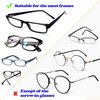 Omnful Eyeglass Nose Pads, 3.5mm Thickness Adhesive Anti Slip Glasses Nose Grips with Air Bag for Sunglasses Eyeglasses Reading Glasses (5 Pairs, Clear)