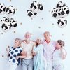 80 Pieces Cow Print Latex Balloons 12 Inch Latex Balloons Funny Balloons in Black and White for Kids Birthday Party Animal Theme Western Cowboy Theme Party Supplies