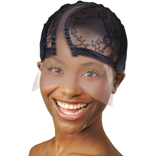 DONNA Naturel Curved Part Mesh Wig Cap | Wig Caps for Women | Breathable Hair Net for Natural Curved Part Wig Installation