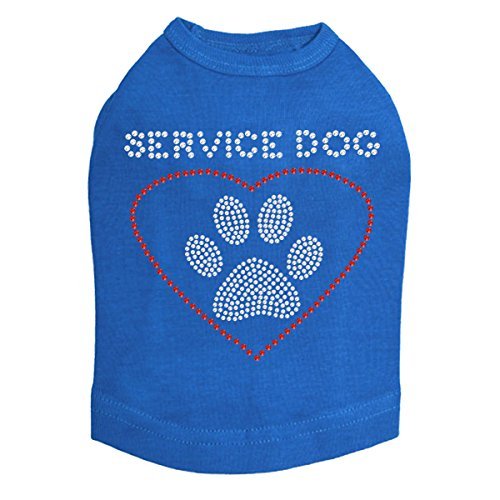 Service Dog Dog Shirt 4XL ROYAL BLUE
