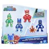 PJ Masks Night Time Mission Glow-in-The-Dark Action Figure Set, Preschool Toy for Kids Ages 3 and Up, 4 Figures and 1 Accessory