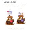 Outward Hound Ringamals Honey Bear Interactive Plush Dog Toy Puzzle