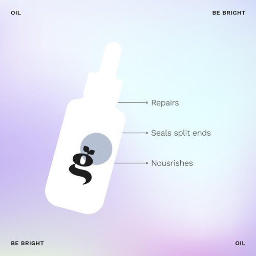 Ginger Root Extract | anti frizz hair oil for all hair types | Seals split ends, Strengthens the hair structure and adds shine