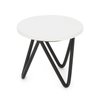 Cutemini 1 12 Scale Dollhouse Table Miniature Decor Dollhouse Furniture Mini Round Coffee Table Dollhouse Accessories for Living Room Bedroom Balcony Fairy Garden Project Decoration (Black Stand)