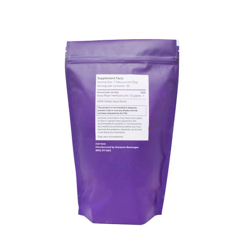 Just Kava Vanuatu Kava Powder Herbal Supplement for Relaxation 16 OZ (452g)