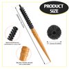 2 PCS Mini Round Curl Brush Set - Portable Bristle Brush Rollers for Styling Thin Hair, Short Hair, Bangs, Blow Drying, Lifting, and Men's Beard