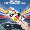 100 PCS Driver License Birthday Party Decorations Favors Supplies 16th 17th New Learner Driver Car Road Signs Traffic Lights Keys Temporary Tattoos Stickers Gifts Girls Boys Classroom School Prizes