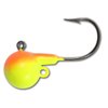 Northland Fishing Tackle Fireball Live Bait Jig for Walleye, Sauger, & Perch, Sunrise, 3/8 Oz, 4/Cd