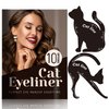 Alayna Eyeliner Stencils for Cat Eye Winged Eyeliner and Smokey Eyeshadow Applicators Shaper Tool Guide Cat Eyeliner Sticker Eyebrow Pencil Stencil 10 Different Effects, 2 Pack