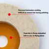 Tworider 10 Pcs 4 Inch Wool Felt Polishing Wheel Disc,Wool Polishing Wheel Disc for 5/8" Arbor Angle Grinder, for Metal Aluminum,Stainless Steel, Chrome, Jewelry, Wood, Plastic, Ceramic, Glass