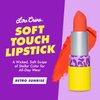 Lime Crime Soft Touch Comfort Matte Lipstick, Retro Sunrise (Bright Red-Orange) - Flirty Retro Shades - Full-Coverage Long Lasting, Lip Lining & Soft for All-Day Wear - Talc-Free & Paraben-Free