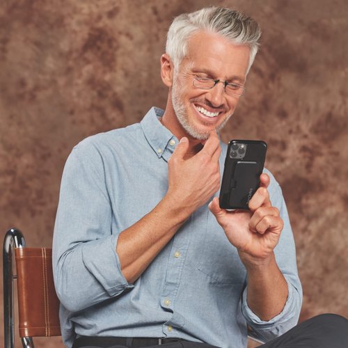 ThinOptics unisex-adult Reading Glasses + White Universal Pod Case | Brown Frames, 2.50 Strength Readers Brown Frames / White Case, 44 mm