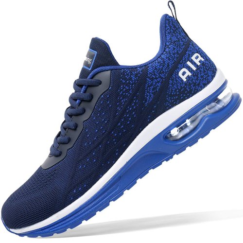 Autper Mens Air Athletic Running Tennis Shoes Lightweight Sport Gym Jogging Walking Sneakers(Darkblue US 11.5)