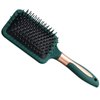 Reazana Detangling Brush Anti-Static Massage Hair Brushes with Silicone Cushion Base Nylon Bristle Pins Blow Drying Detangler Hairbrush for Men and Women of All Wet Dry Hair Types Styling (Rectangle)