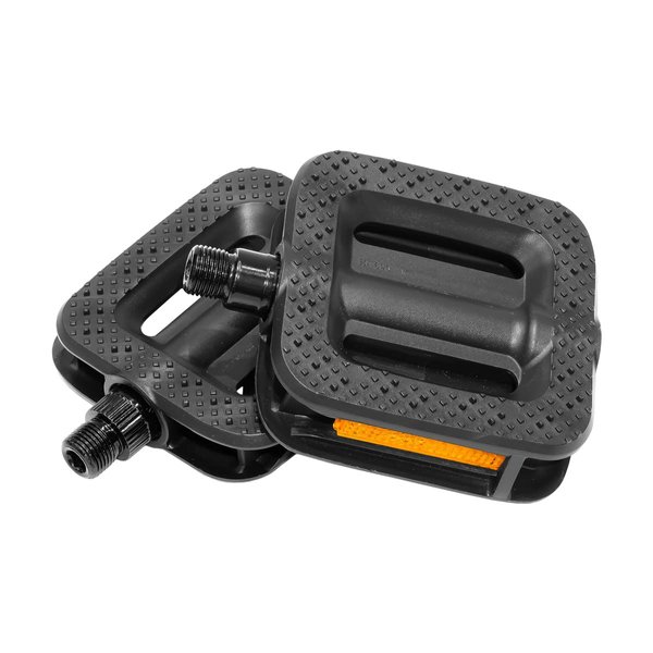 Himiway Bike Pedals 9/16" Lightweight Non-Slip Bicycle Platform Pedals Fits Most Adult Bikes Shock-Absorbing E-Bike Pedal with Reflectors Cycling Pedals Compatible for E-Bike, Urban Commute Bikes