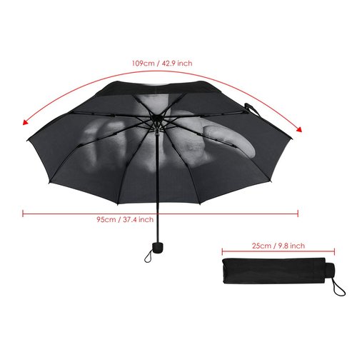 DS. DISTINCTIVE STYLE Middle Finger Umbrella Funny Folding Umbrella Creative Middle Finger Gifts