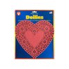Hygloss Products Heart Paper Doilies – 8 Inch Red Lace Doily for Decorations, Crafts, Parties, 100 Pack