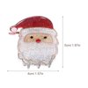 Ipetboom 4pcs Christmas Hair Claw Clips for Women Girls, Christmas Tree snowflake Snowman Santa Claus Hair Clip Christmas Hair Accessories
