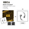 UBICA Temporary Tattoos Adult, 2 Sheets Fake Tattoos, Realistic And Long-Lasting Non-Reflective, Waterproof For 1-2 Weeks, Koi Tattoo 3x3in
