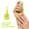 Kiss New York Gel Nail Polish Summer Collection Soak Off UV LED Gel Polish 10mL Nail Art Salon Manicure DIY HEMA FREE, TPO FREE, Made in USA (Iconic Neon)