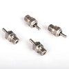 Mxfans Silver RC 1:8 1:10 70117 Stainless Steel Glow Plug Replacement for HSP N3 15~28 Hot Nitro Engines Pack of 12