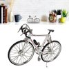 Pssopp Bike Model Mountain Bike Toy, Metal Bike Model Mini Model Ornament Desktop Decoration, 4.5 x 7.7in