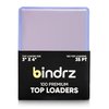 bindrz 100 Top Loaders Card Protector - 3” x 4” 35PT Rigid Toploaders - Archival Safe Hard Plastic Holder Toploaders for Cards for CCG TCG MTG and Sports Cards (100)