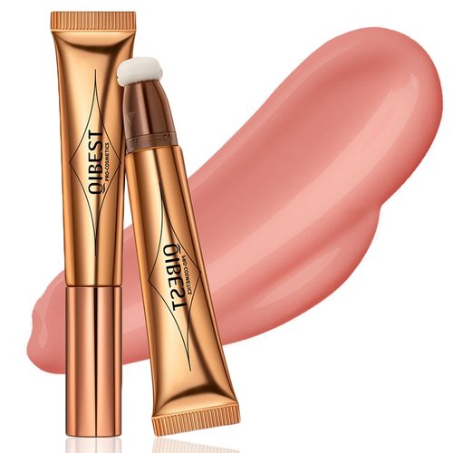 Enzyland Blush Beauty Wand, Matte Liquid Face Blusher Stick with Cushion Applicator, Natural Silky Smooth Creamy Liquid Blush Wand, Lightweight Blendable Super Silky Cream Blush Stick