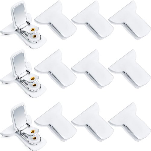 Padded Comforter Clips Duvet Clips White Padded Clips Blanket Fasteners to Secure Bedding for Preventing Comforters From Shifting Inside Duvet Cover, Sweet Sleeping (12 Pieces)