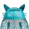 Metal Cat Coin Piggy Bank for Adults, Animal Money Bank with Bottom Cap, Creative and Practical Cat Gifts for Cat Lovers, Birthday& Christmas, Decoration for Home, Office, Living Room& Bookshelf