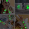 CHARLENT Glow in The Dark Easter Temporary Tattoos for Kids Party Supplies - 74 Individually Sheets Luminous Easter Egg Bunny Tattoos for Boys Girls Party Favors Goodie Bag Fillers