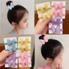 10 Pcs Butterfly Hair Ties Soft Elastic Hair Bands Cute Hair Rope No Damage for Toddler Infant Teens Toddlers Ponytail Holder Hair Accessories for Kids-10PCS-#01
