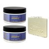 Bath & Body Works Aromatherapy Lavender + Vanilla 2 Pack Body Butter Set with a Natural Oats Sample Soap