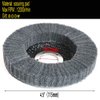 5Pcs 4.5" x 7/8" Nylon Fiber Buffing Wheel Scouring pad Flap Polishing Disc for Angle Grinder (Grit 800)