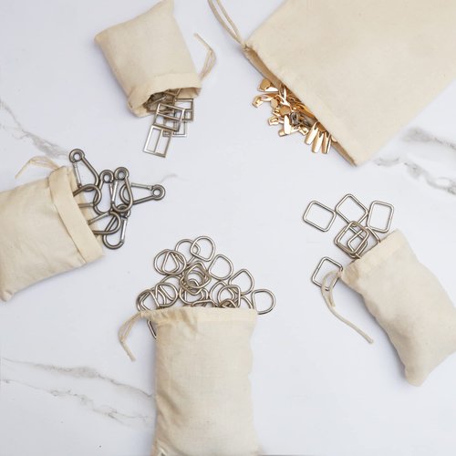 Reusable, Eco-Friendly 4"x6" Cotton Thick Single Drawstring Muslin Bags - Premium Quality (Natural Color) for Gift Bags, Hangover Kit Bags, Produce Bags, Tea Bags for Loose Leaf Tea, Sachet Bags