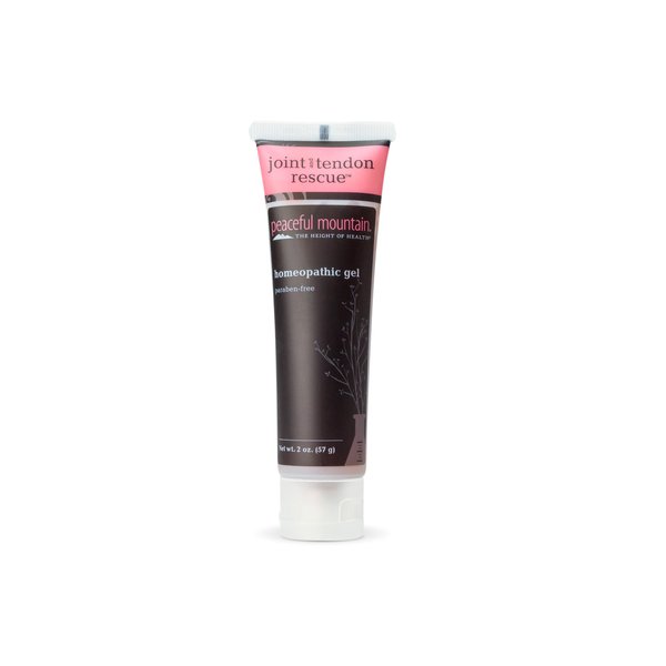 Peaceful Mountain Joint and Tendon Rescue - Natural Homeopathic Gel for Joints, Tendons and Minor Discomfort in other soft tissues - 2oz. Gel