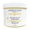Peruvian white Braids N Lox Braid, Loc & Edge Braiding Gel EXTRA HOLD for Relaxed & Natural Hair, 2 LBS. (Apple Cider Vinegar with Argan Oil)