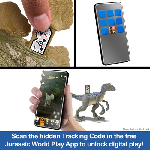 Mattel Jurassic World Strike Attack Tuojiangosaurus Dinosaur Toy with Single Strike Action, Movable Joints, Action Figure with Physical & Digital Play